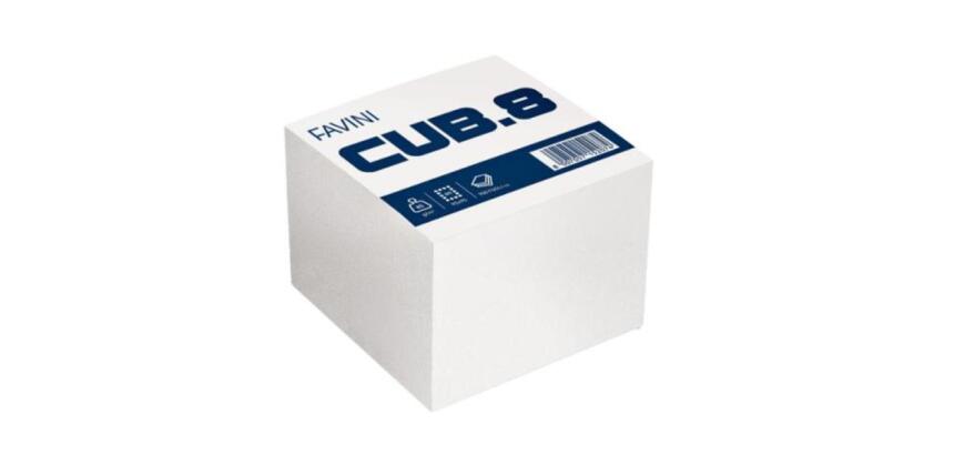 Foglietti Cubo - bianco - 95 x 95mm - 80gr - 700 fogli - Favini