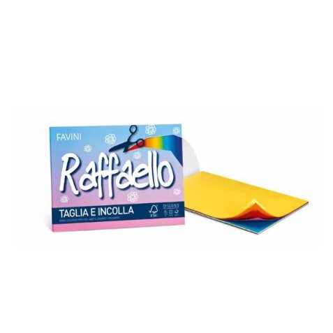 RAFFAELLO TAGLIA E INCOLLA - 24x33 cm - 90 g/m2 - 50 fogli