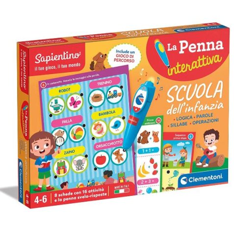 Clementoni - Penna Parole Logica Prime Operazioni