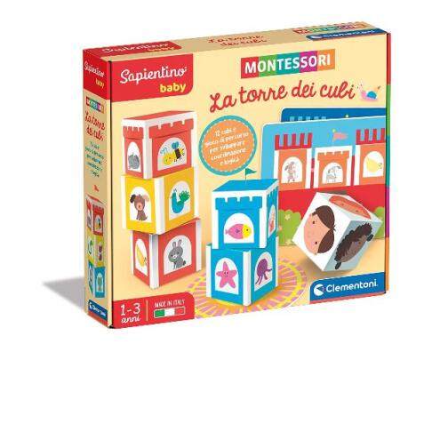 Montessori Baby La Torre dei Cubi