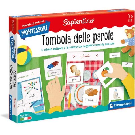 Clementoni - Tombola delle Parole - Montessori