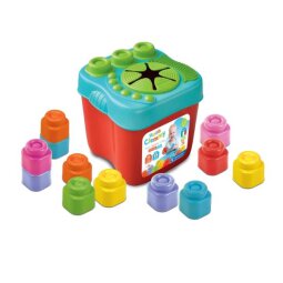 CLEMENTONI - TOUCH, BUILD AND PLAY SENSORY BUCKET