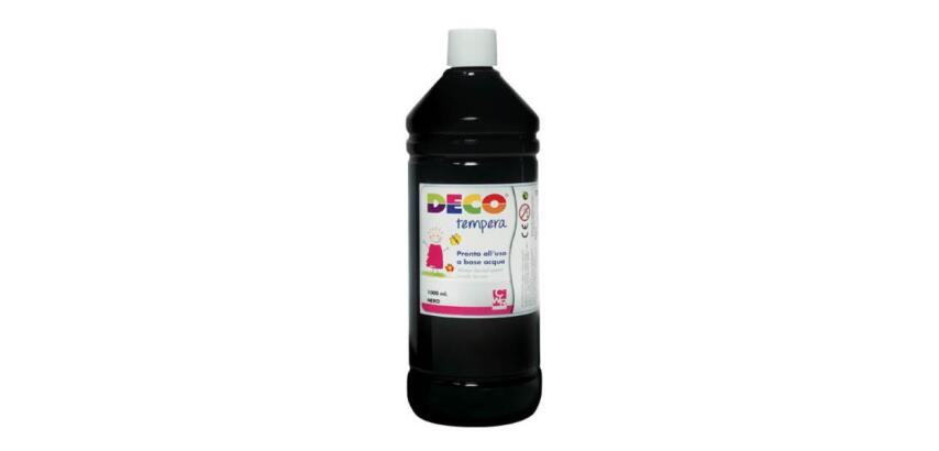 TEMPERA IN FLACONE 1000ml - NERO