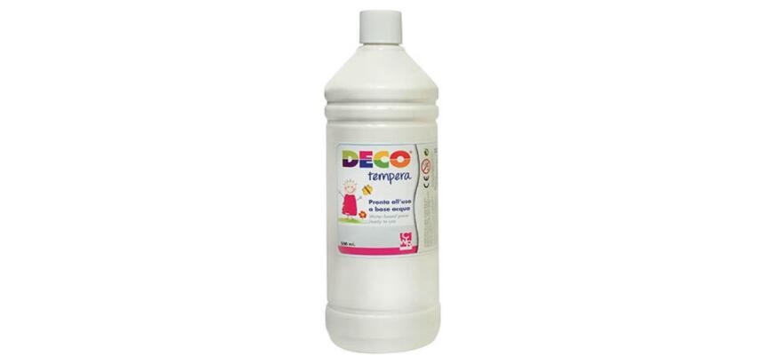 Tempera in flacone da 500ml - bianco