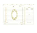 CONFEZIONE DA 100 SCHEDE PER DENTISTI  CARTONCINO DA 140 GR           17X24 CM