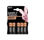 DURACELL SIMPLY Stilo AA 1500 (5 batterie)