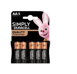 DURACELL SIMPLY Stilo AA 1500 (5 batterie)