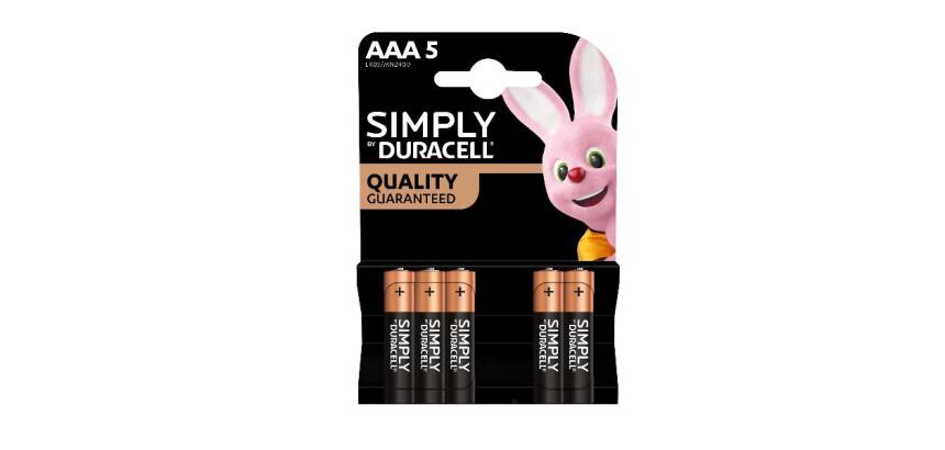 DURACELL SIMPLY Ministilo AAA 2400 (5 batterie)