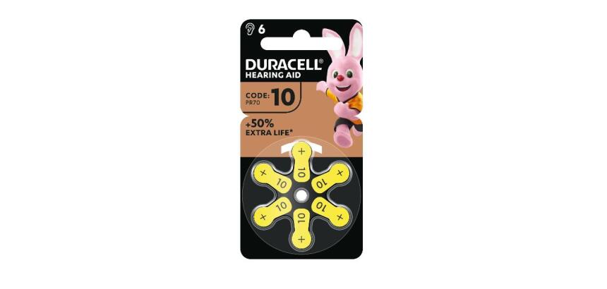DURACELL EASYTAB 10 ACUSTICA GIALLA