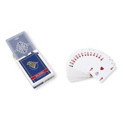 Carte Poker San Siro Blu Plastica