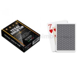 Carte da Gioco Dal Negro Texas Hold'em Casino Quality Nero