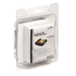 KIT DI STAMPA PER DURACARD ID 300. LA CONFEZIONE INCLUDE NASTRO A     COLORI YMCKO E 100 TESSERE