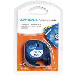 NASTRO DYMO LT IN PLASTICA  12MMX4MT- BIANCO