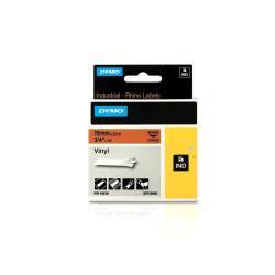 Nastri DYMO RHINO 19mmx 5 5m VINILE nero su arancione