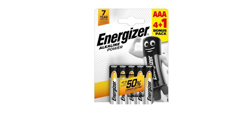 ENERGIZER - CONF 4+1 AAA POWER CH5