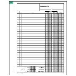 Blocco prima nota cassa 50x2 autoricalcante (entrate - uscite) f.to 31x21