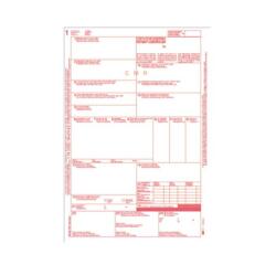 Modello C.M.R. lettera vettura internazionale - 5 copie autoricalcanti - 12"x 24cm - 100 fogli - Edipro