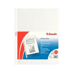 BUSTE A PERFORAZIONE UNIVERSALE COPY SAFE - ESSELTE - OFFICE 22X30 CM GOFFRATA(CONF.25)