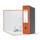 Registratori Eurofile Esselte - F.to protocollo - dorso 8 cm - f.to utile 23x33 cm  arancio (conf.6)