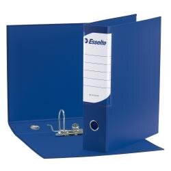 Registratore ESSELTE BUSINESS - f.to protocollo dorso 8 cm blu (conf.8)