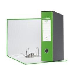 Registratori Eurofile Esselte - F.to commerciale - dorso 8 cm - f.to utile 23x30 cm - Verde Vivida