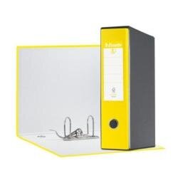 Registratori Eurofile Esselte - F.to protocollo - dorso 8 cm - f.to utile 23x30 cm - Giallo Vivida