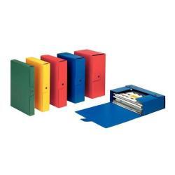 SCATOLE PORTAPROGETTI EUROBOX - ESSELTE - DORSO 4 CM - VERDE  (CONF.5)