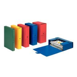 SCATOLE PORTAPROGETTI EUROBOX - ESSELTE - DORSO 12 CM - ROSSO (CONF.5)