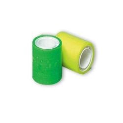 Nastro adesivo scrivibile e removibile  50mm x 10mt  colore giallo fluo (conf.12)