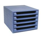 Exacompta Forever Recycled THE BOX Open Drawer Set - Cobalt Blue