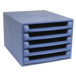 Exacompta Forever Recycled THE BOX Open Drawer Set - Cobalt Blue