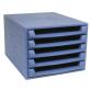 Exacompta Forever Recycled THE BOX Open Drawer Set - Cobalt Blue