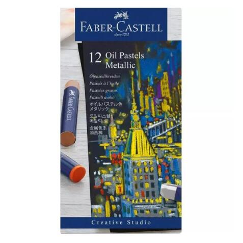 CF12 OIL PASTELS COL.METALLICI ASS