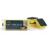 SPUGNA ABRASIVA  Nettina Plus  SAGOMATA 3 pezzi