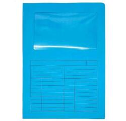 CF20 CARTELLINE C/FINESTRA 200GR BLU