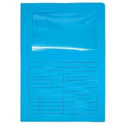 CF20 CARTELLINE C/FINESTRA 200GR BLU