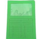 CF20 CARTELLINE C/FINESTRA 200GR VERDE