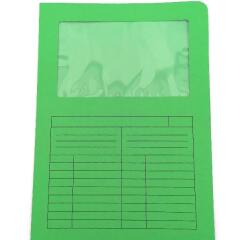 CF20 CARTELLINE C/FINESTRA 200GR VERDE