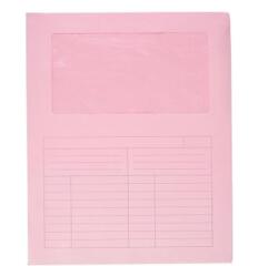 CF50 CARTELLINE C/FINESTRA 120GR ROSA