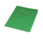 CF50 CARTELLINE C/FINESTRA 120GR VERDE