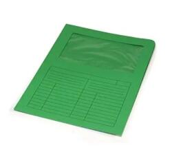 CF50 CARTELLINE C/FINESTRA 120GR VERDE