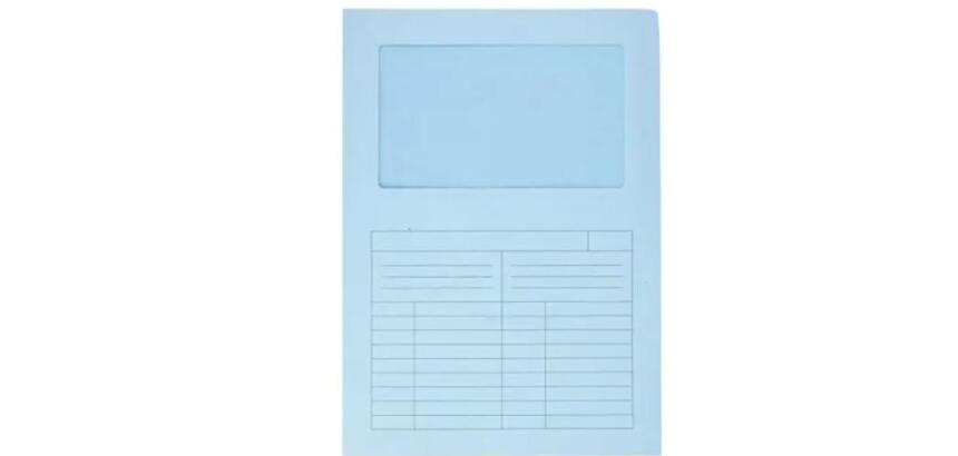 Fraschini - CARTELLINE CON FINESTRA 120GR BL, CONFEZIONE DA 50