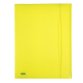 CARTELLINA CON ELASTICO NEON GIALLO 24X33 DORSO 0-1