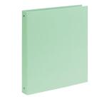 CF10 RACC. PASTEL IN CARTONE  4ANELLI TONDI DA 30MM  FORMATO INTERNO 22X30 CM  FORMATO ESTERNO 27X32 CM  VERDE