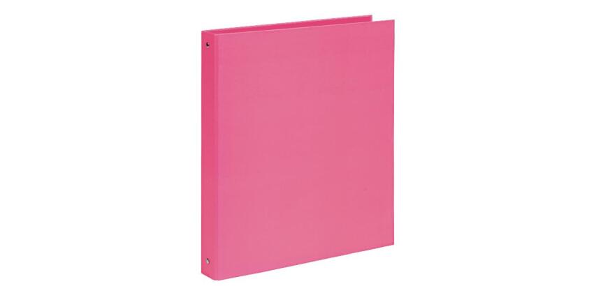 CF10 RACC. NEON IN ACTONE 4ANELLI TONDI DA 30MM  FORMATO INTERNO 22X30 CM  FORMATO ESTERNO 27X32 CM  FUCSIA FLUO