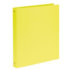 CF10 RACC. NEON IN ACTONE 4ANELLI TONDI DA 30MM  FORMATO INTERNO 22X30 CM  FORMATO ESTERNO 27X32 CM  GIALLO FLUO