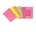 CF25 CARTELLA 3 LEMBI CON ELASTICO NEON  CARTONCINO   FORMATO ESTERN  O 26X35CM FORMATO INTERNO 25X34 5CM DORSO 0-3 ASSORTITI