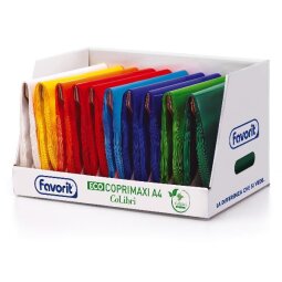 ESPOSITORE DA BANCO 300 COPRIMAXI COLIBRI 180 MICRON COLORI ASSORTITI