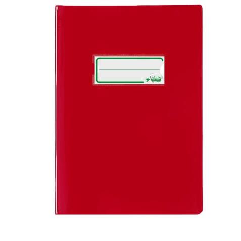 CF24 COPRIQUADERNO A5 LACCATO LUCIDO  I M GREEN BIO-BASED  180MY ROSSO