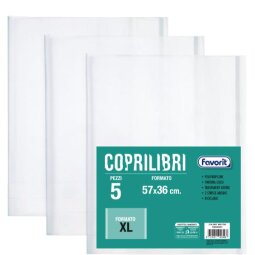 CF5 COPRILIBRI CON ADESIVO LATERALE 57X36 LISCIO TRASP 150MY